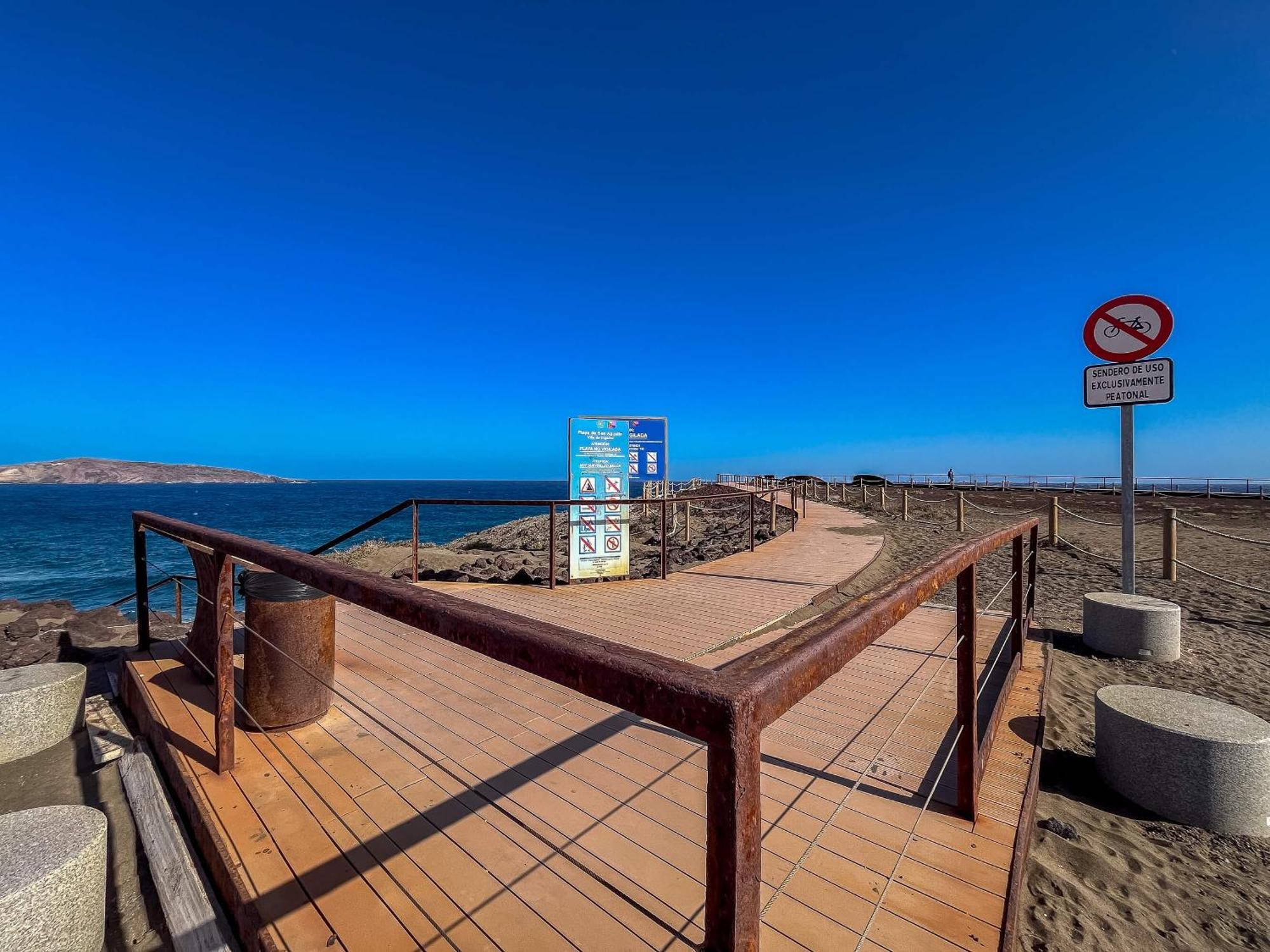 Playa Del El Burrero Vista Al Mar Lightbooking Ingenio Bagian luar foto